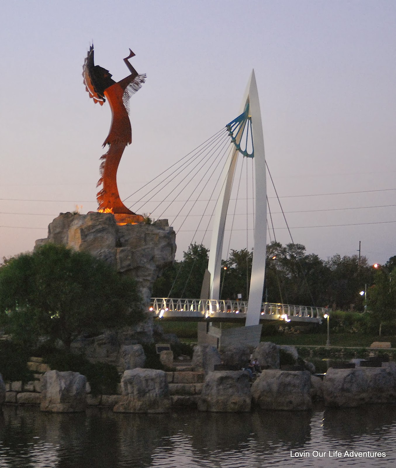 LovinOurLife Adventures Keeper of the Plains, Wichita, KS.