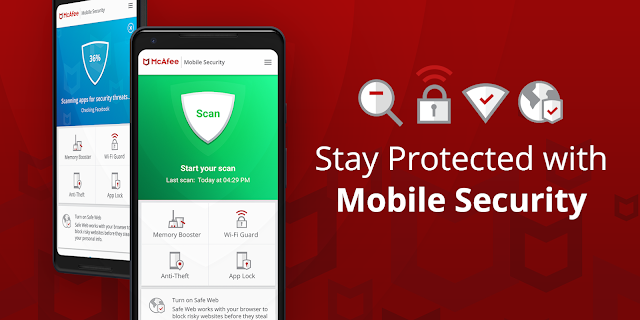 تحميل  تطبيق McAfee Mobile Security & Lock pro برنامج مكافحة الفيروسات وحماية الخصوصية 