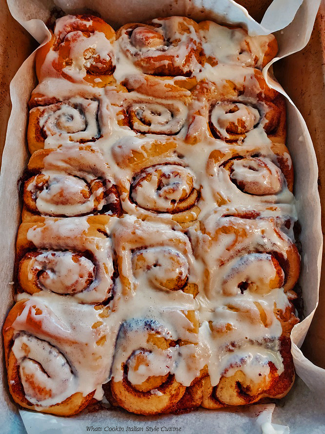 Homemade Cinnamon Rolls What's Cookin' Italian Style Cuisine