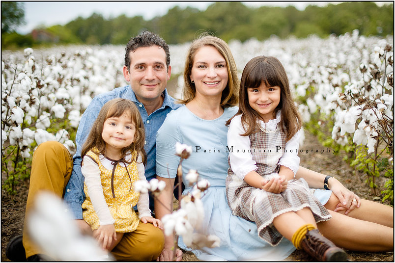 Cotton Field Family Portraits | Atlanta Family Portrait Photographer