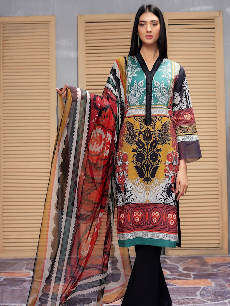 Limelight shirt Dupatta Malti color