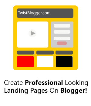 Create Professional Landing Pages On Blogger