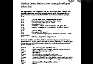 Naskah drama Bahasa Jawa