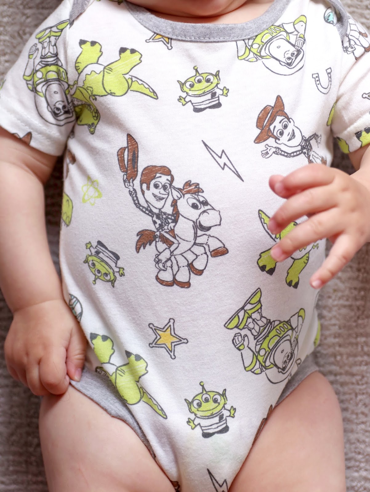 Dan the Pixar Fan Toy Story Baby Boys' Disney·Pixar 2Piece Rompers