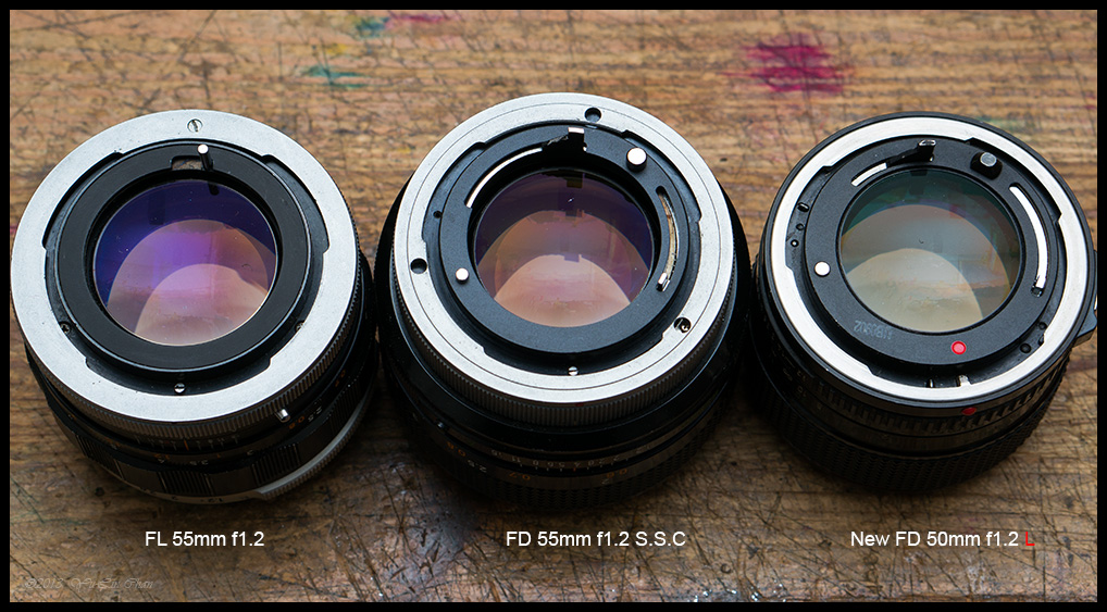 Lens Bubbles: Evolution of the Canon FD Mount