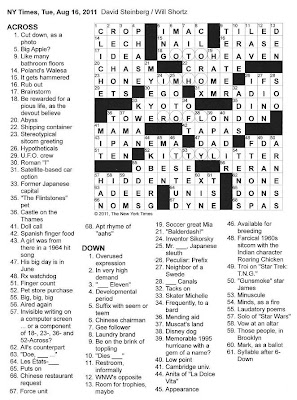 The New York Times Crossword in Gothic: 08 16 11 AWGTHTGTTA