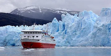 Bruggen or Pio XI Glacier in Chile.