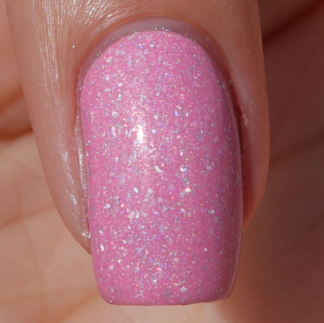 Grace-full Nail Polish Cotton Candy Clouds swatched by Olivia Jade Nails