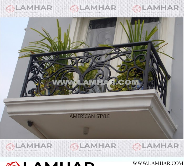 Railing Balkon Besi Tempa - PAGAR BESI TEMPA