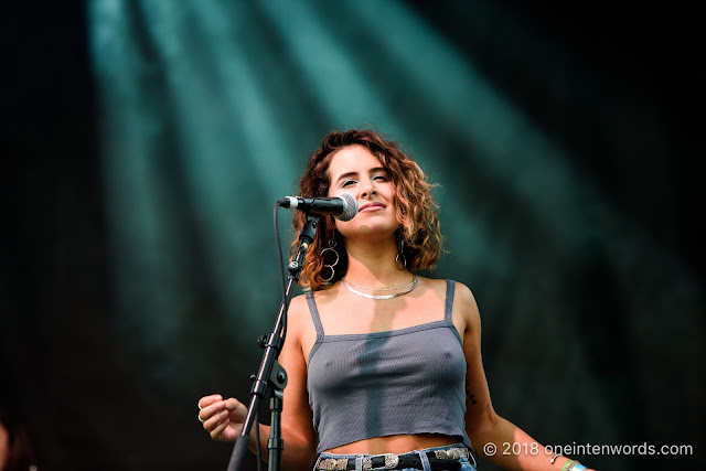 Noname on the Fort York Stage at Field Trip 2018 on June 2, 2018 Photo by John Ordean at One In Ten Words oneintenwords.com toronto indie alternative live music blog concert photography pictures photos