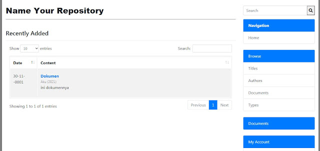 Source Code Web Repository Berbasis Codeigniter Nizare Life 95