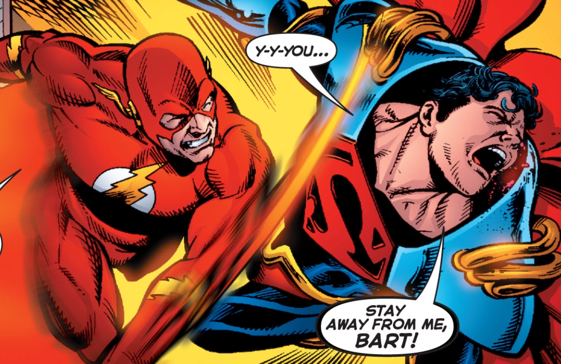 Resultado de imagem para superboy prime vs flash