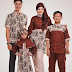 Gambar Baju Batik Gamis Couple Keluarga