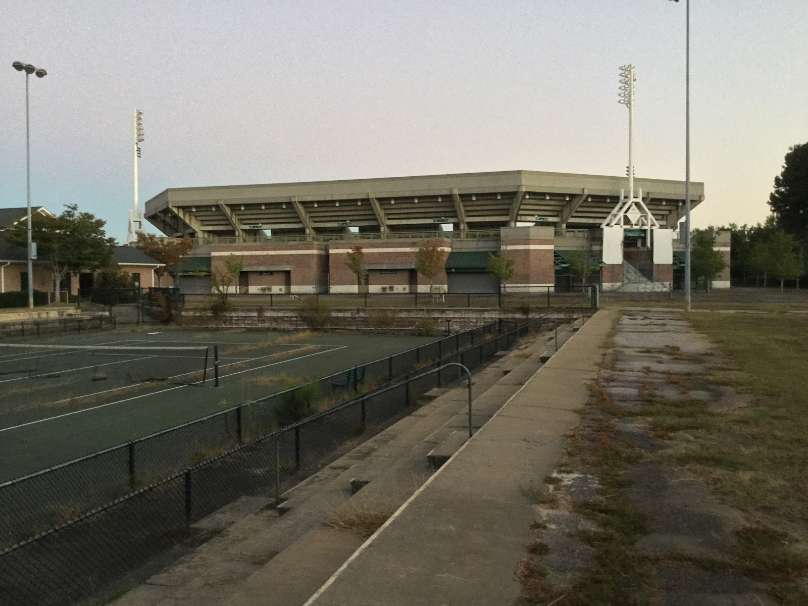 Sheednomics Abandoned Olympic Tennis Stadium Stone