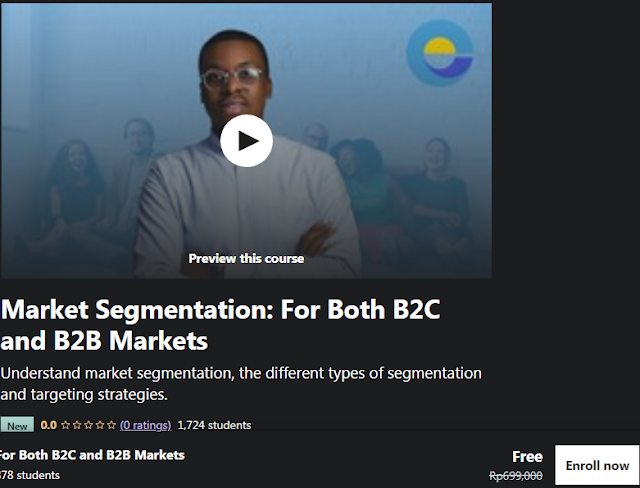 Free Market Segmentation: For Both B2C and B2B Markets