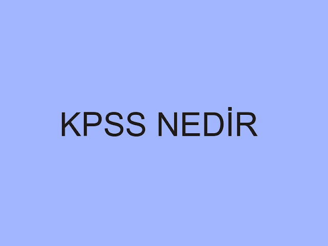 kpss nedir