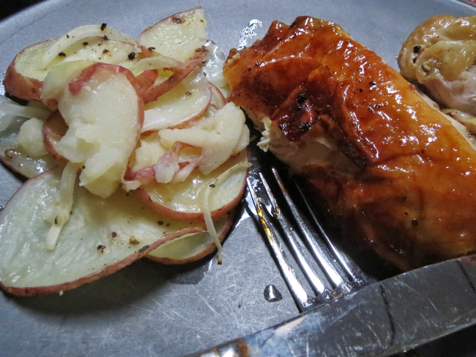 Small Batch Kitchen Garlic Jelly Roasted Potatoes