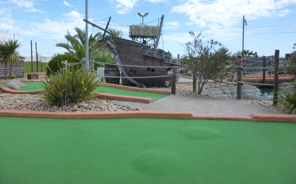 The Ham and Egger Files Pirates Bay Adventure Golf in Paignton, Devon