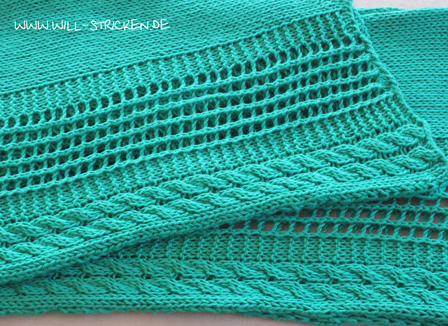 Strickmuster von Tuch Harmonie