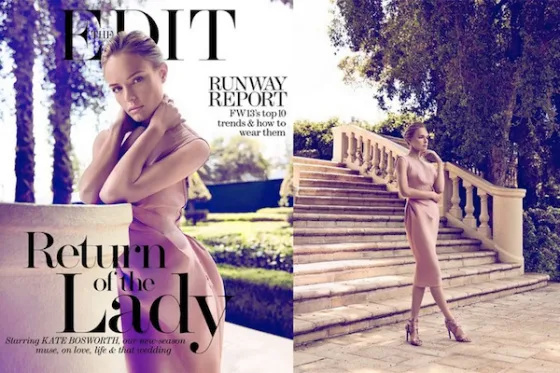 Kate Bosworth for The Edit (Net-A-Porter‘s digital magazine)