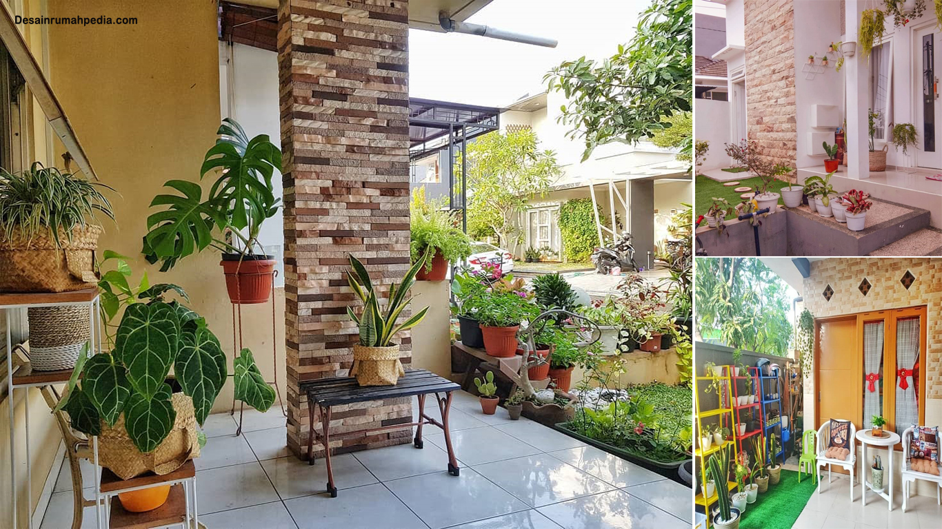 Kumpulan Inspirasi Teras Rumah dengan Dinding Batu Alam Tampil Lebih
