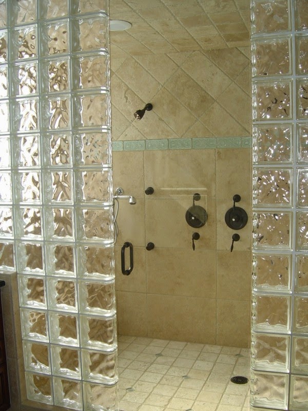 Glass blocks for shower – 44 great pictures!