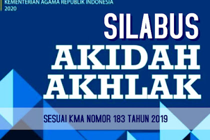 Download Silabus Akidah Akhlak Sesuai KMA 183 Kelas VII MTS 