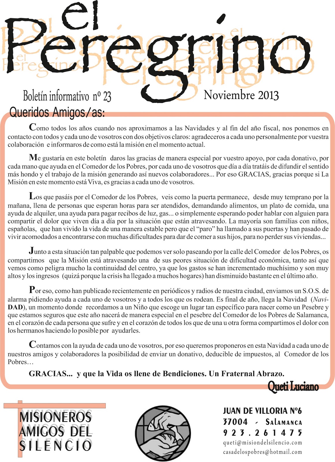 EL PEREGRINO NOVIEMBRE 2013