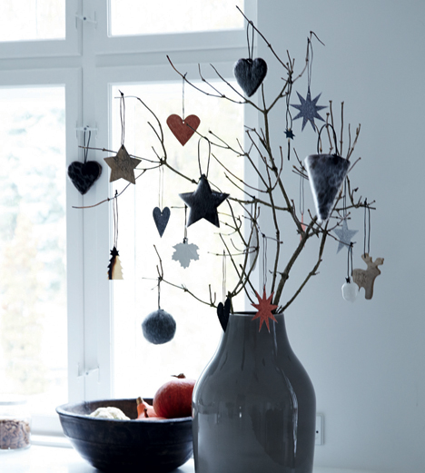 my scandinavian home: A monochrome Danish home with Christmas touches