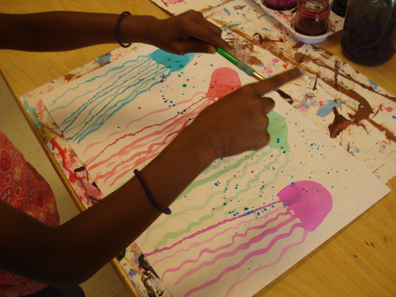 COLOR for EVERYONE: Water Color Jelly Fish