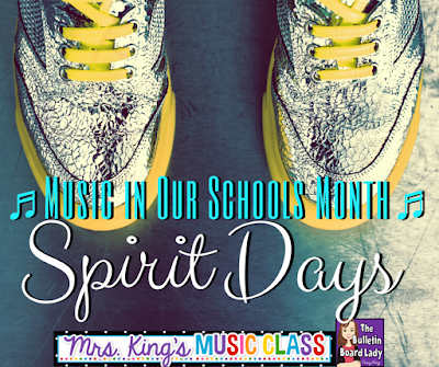 Great ideas for dress up days or spirit days during Music In Our Schools Month.  Prepare for your MIOSM celebration with lots of fun ideas.