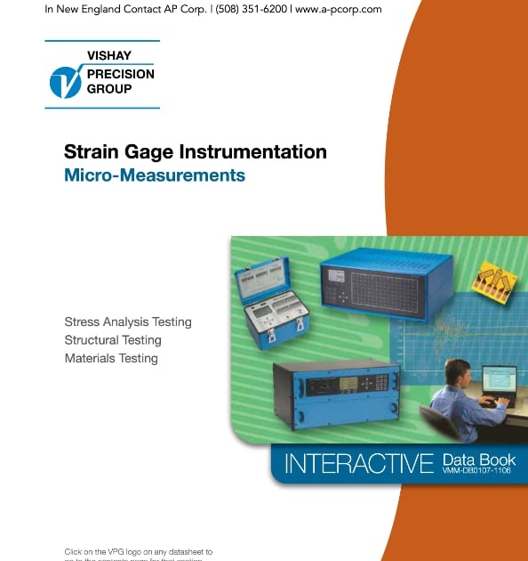 MicroMeasurements Strain Gage Instrumentation Catalog The Sensor and