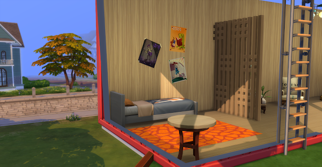 Стартовый домик 5 из контейнеров для Sims 4 со ссылкой для скачивания