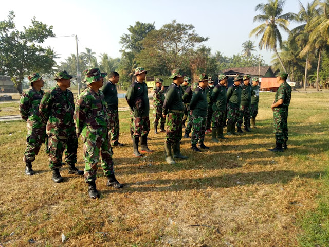 Semangat Pagi Kesiapan TMMD Reg 105 Kodim Klaten   