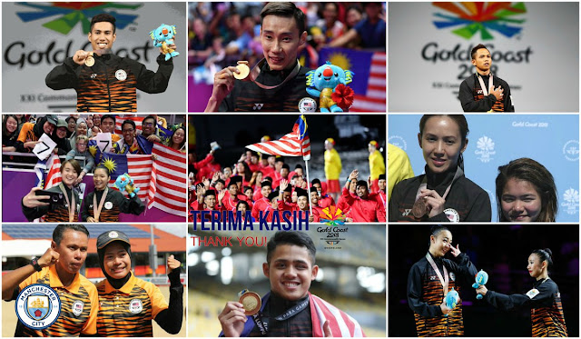 Pencapaian Kontinjen Malaysia Di Commonwealth Gold Coast 2018
