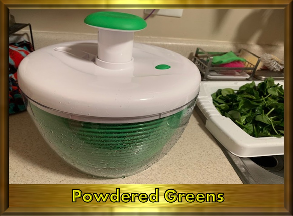 Animal, Nature, and Travel Tastebud Journey Making Powdered Greens