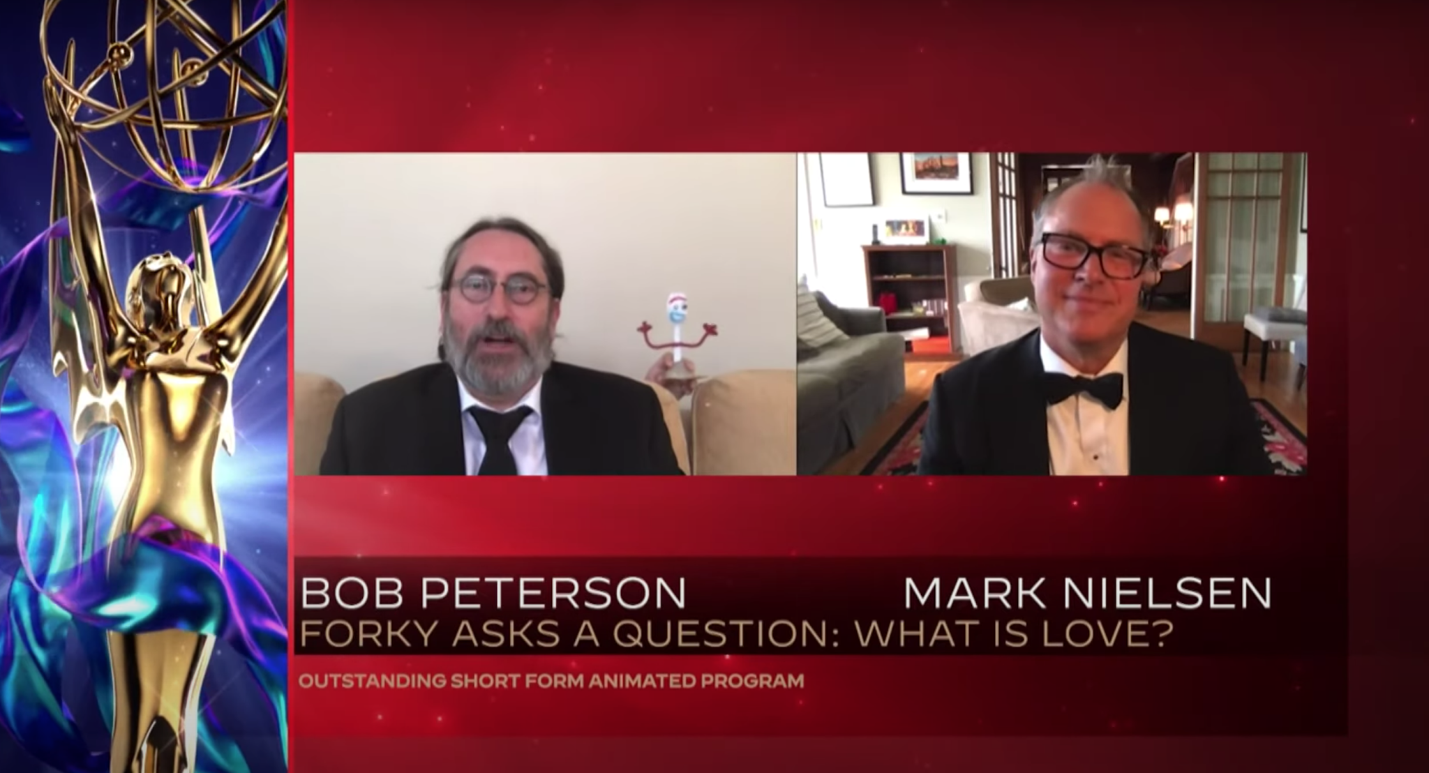 Question Pour Un Champion Emmy Homme Ou Femme Pixar Wins First Emmy For The Disney+ Series 'Forky Asks a Question