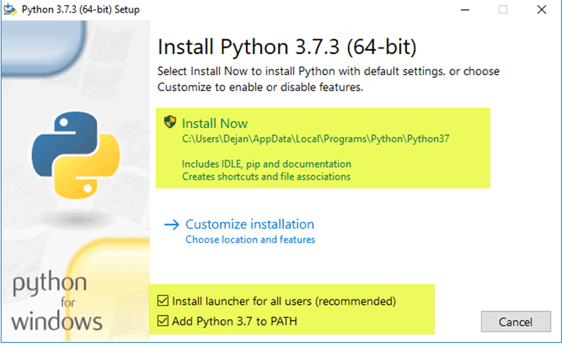 Python 3 Installation on Windows