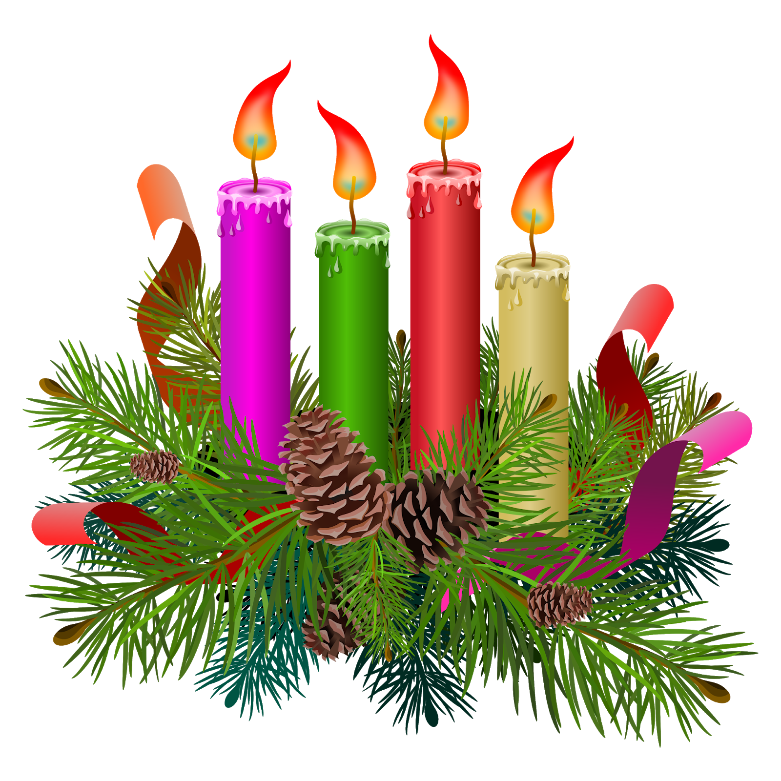 Santa Nostalgia Advento Velas