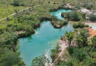 Lago das esmeralda turismo em roraima