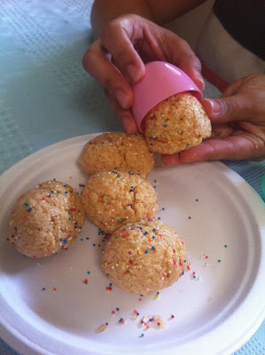 Easter Eggs made with Rice Krispies