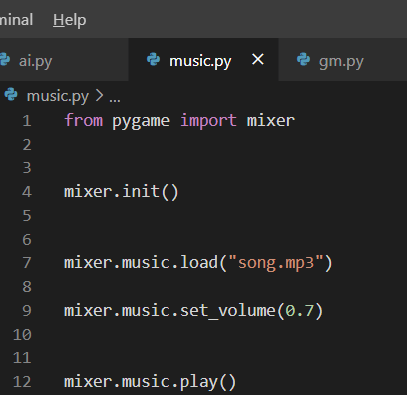 CODING DELIGHT: ADDING MUSIC IN PYTHON