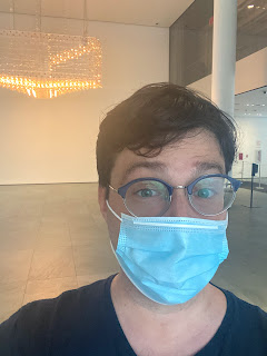 Greig Roselli visits the Museum of Modern Art in New York City shortly after it reopened at the end of August 2020.