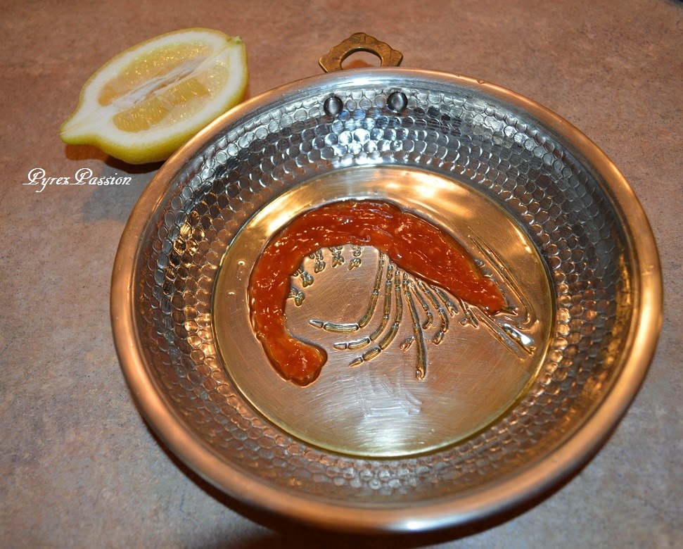 Aims Pyrex Passion Shrimp Mold Dip