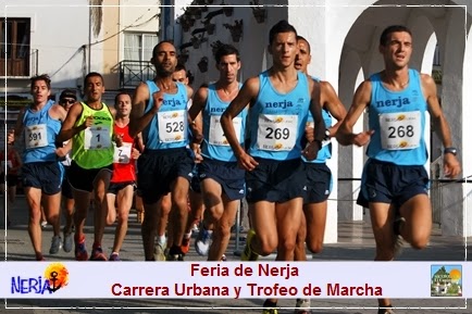 Pruebas deportivas durante la Feria de Nerja