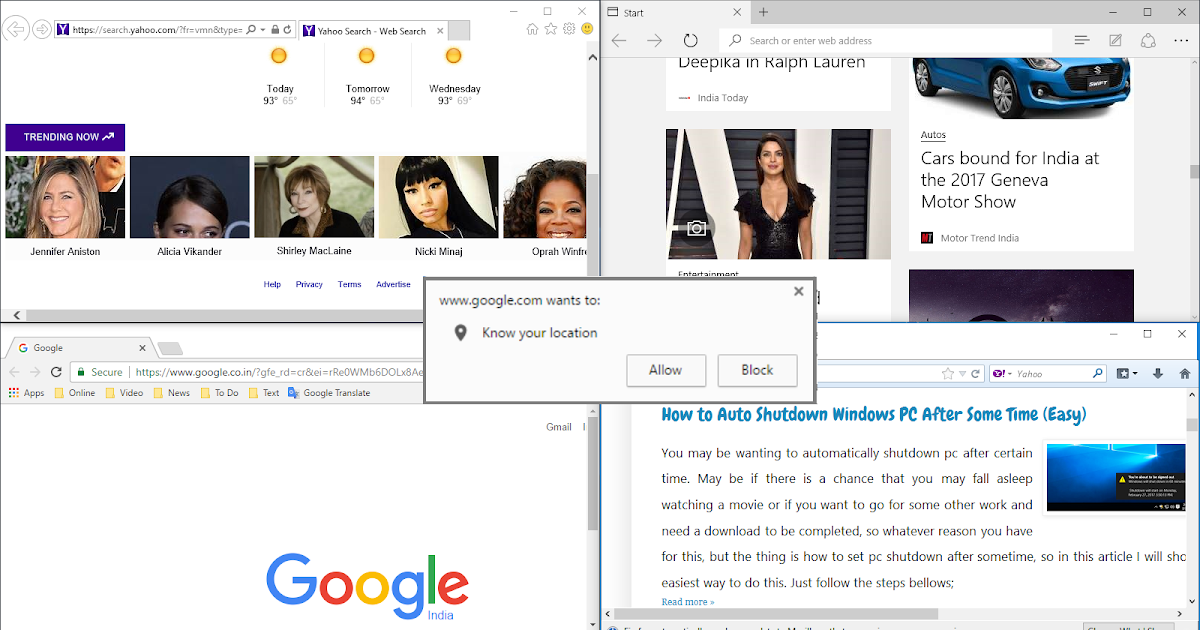 Learn New Things Disable Your Location for All sites & Browser
