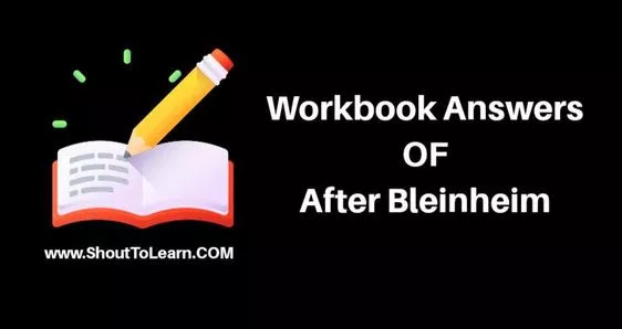 Workbook Answers Of After Blenheim