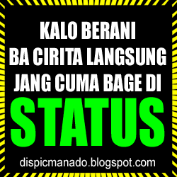 Meme Sindiran Bahasa Manado Gambar Meme Lengkap