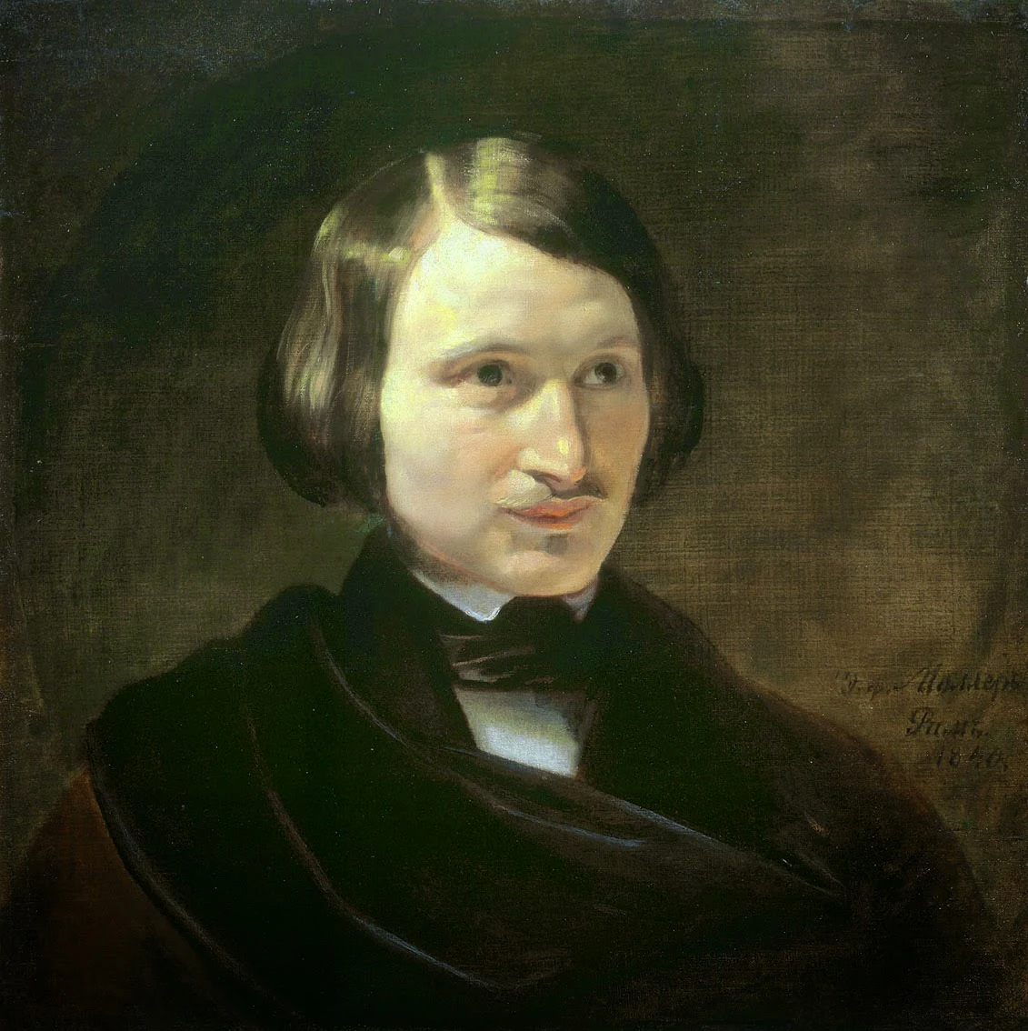 Portait of Nikolai Vasilievich Gogol, Ukrainian-born Russian dramatist, novelist and short story writer