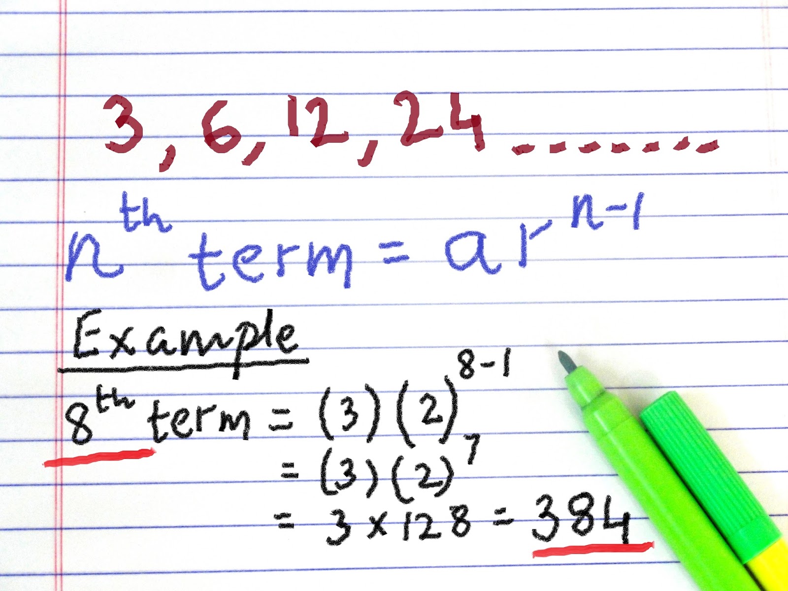 problem solving of geometric progression